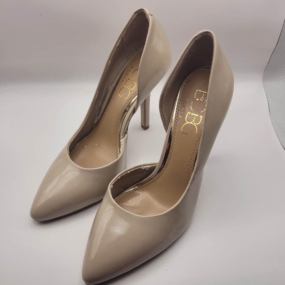 BCBG Paris Nude Heels ~ Size 6.5